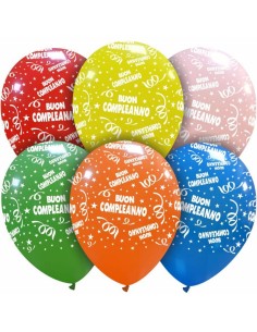 12"PALLONI STAMPA  BUON COMPL ASS. PZ 40