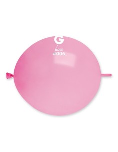 13"PALLONI LATT.LINK PASTELLO ROSA CF.50