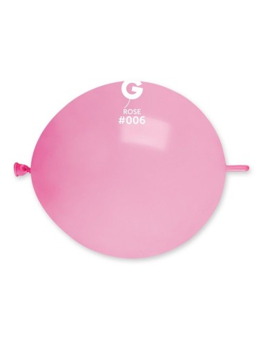 13"PALLONI LATT.LINK PASTELLO ROSA CF.50