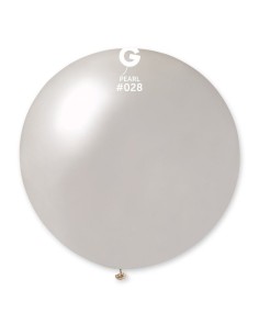 30"PALLONI LATTICE METALLIZZ.PERLA CF.10