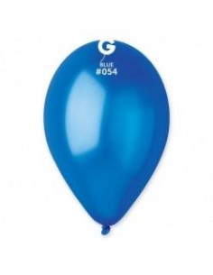 10"PALLONI LATTICE METALLIZZ.BLUE CF.100