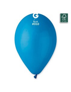 13"PALLONI LATTICE PASTELLO BLU CF.50