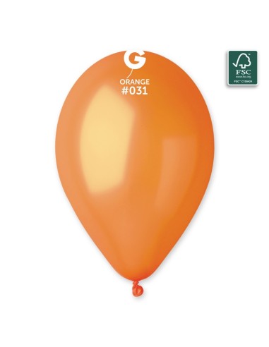 12"PALLONI LATTICE METALL.ARANCIO CF.50