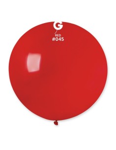 40"PALLONI LATTICE PASTELLO ROSSO CF.10
