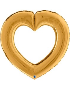 41"LINKY HEART GOLD