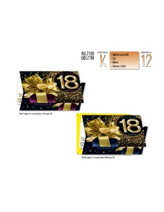 BIGLIETTI 18 ANNI  PZ 6