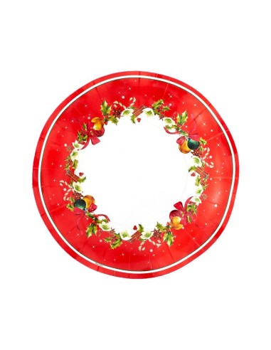 PIATTO LUCI DI NATALE CM 21