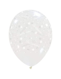 12"PALLONI LATTICE BATTESIMO TRASP PZ100