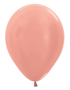 PALLONCINO ROSE GOLD METAL.(568)12"CF.50