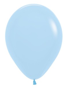 PALLONCINO AZZURRO PASTELLO(640)12"CF.50
