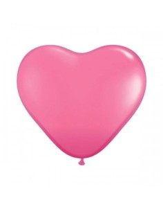 PALLONCINO CUORE ROSA(009)16"CF.100