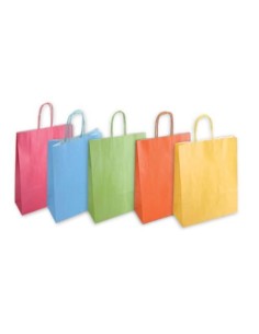 SHOPPER JOLLY CELESTE 18X8X24 PZ 25