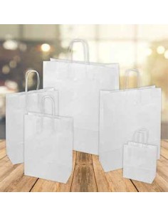 SHOPPER BIANCO KRAFT MON.36X12X41 CF 25