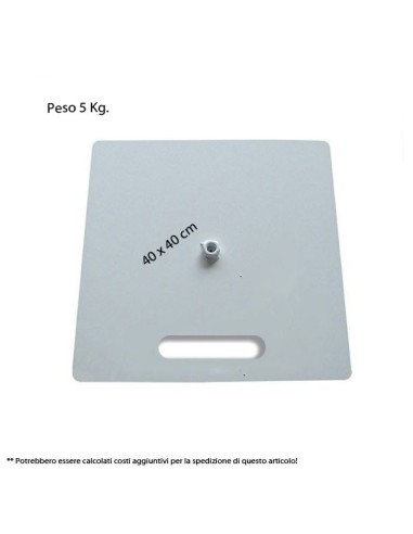 SDS BASE METALLO 39X39 CM