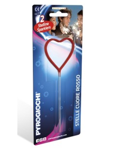 STELLE CUORE ROSSO PZ 2