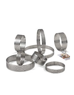 ANELLO MICROFORATO DIAM 20X2H CM INOX