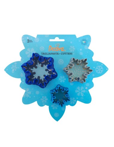 SET 3 TAGLIAPASTA FROZEN STAR IN PLASTIC