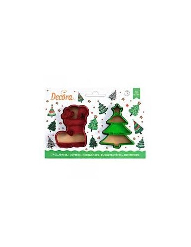 SET 2 TAGLIAPASTA ALBERO NATALE E SCARP