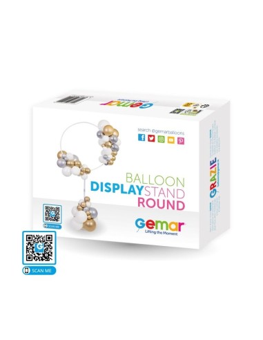 BALLOON DISPLAY STAND ROUND 70 CM