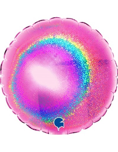 ROUND 04 INC GLITTER HOLO FUXIA CF.10