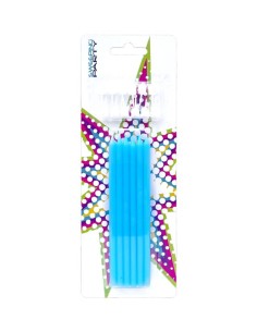 CANDELINA MINISTELO 12 PZ CELESTE