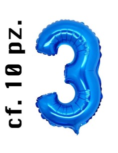 NUMERO 3 BLU CM 18 CF 10