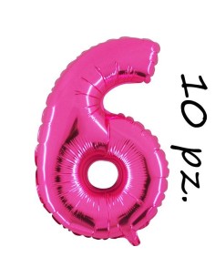 NUMERO 6 FUCSIA CM 18 CF 10