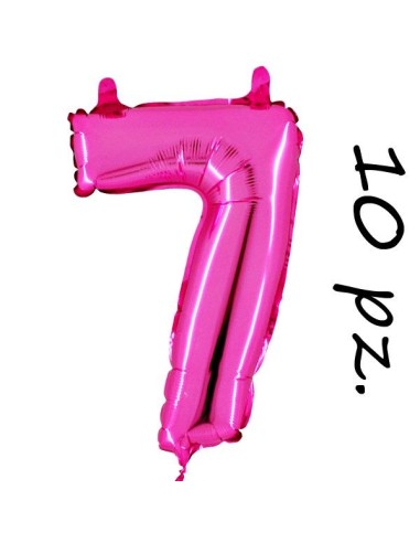 NUMERO 7 FUCSIA CM 18 CF 10