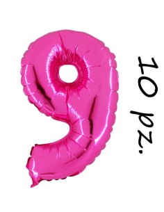 NUMERO 9 FUCSIA CM 18 CF 10