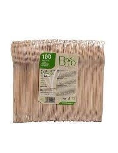 FORCHETTA ECOWOOD 16 CM BIO PZ 100