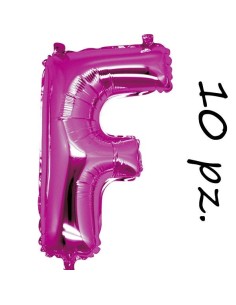 LETTERA F FUXIA CM 18 CF 10