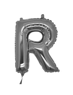 LETTERA R SILVER CM 18 CF 10