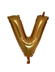 LETTERA V GOLD CM 18 CF 10