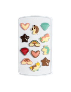 SET STAMPO TERMOFORATO UNICORNO