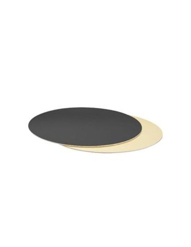 PIATTO TORTA ORO-NERO DIAM. 40 CM