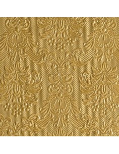 NAPKIN 25 ELEGANCE GOLD CF.15