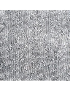 NAPKIN 33 ELEGANCE SILVER CF.15