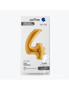 NUMERO 4 ORO CM 35