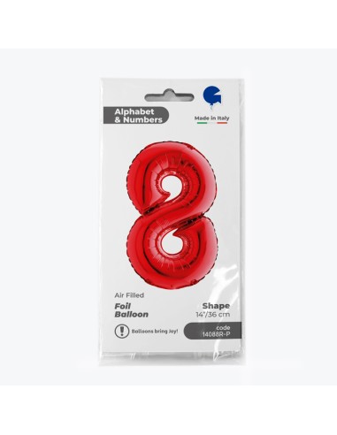 NUMERO 8 RED CM 35