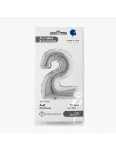 NUMERO 2 SILVER CM 35