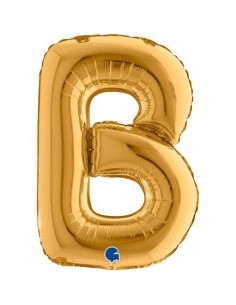 LETTERA B GOLD CM 35