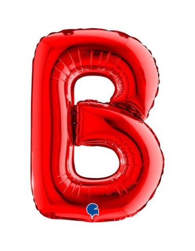 LETTERA B ROSSO CM 35