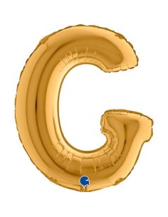 LETTERA G GOLD CM 35