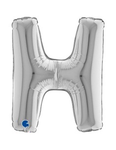 LETTERA H SILVER CM 35