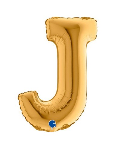 LETTERA J GOLD CM 35