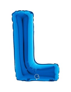 LETTERA L BLUE CM 35