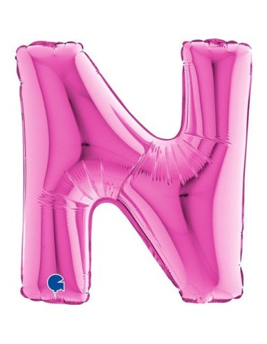 LETTERA N FUXIA CM 35