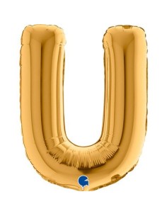 LETTERA U GOLD CM 35