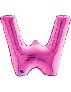 LETTERA W FUXIA CM 35