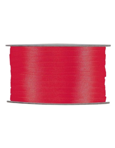 NASTRO RASO MM3 100 MT TRUE RED